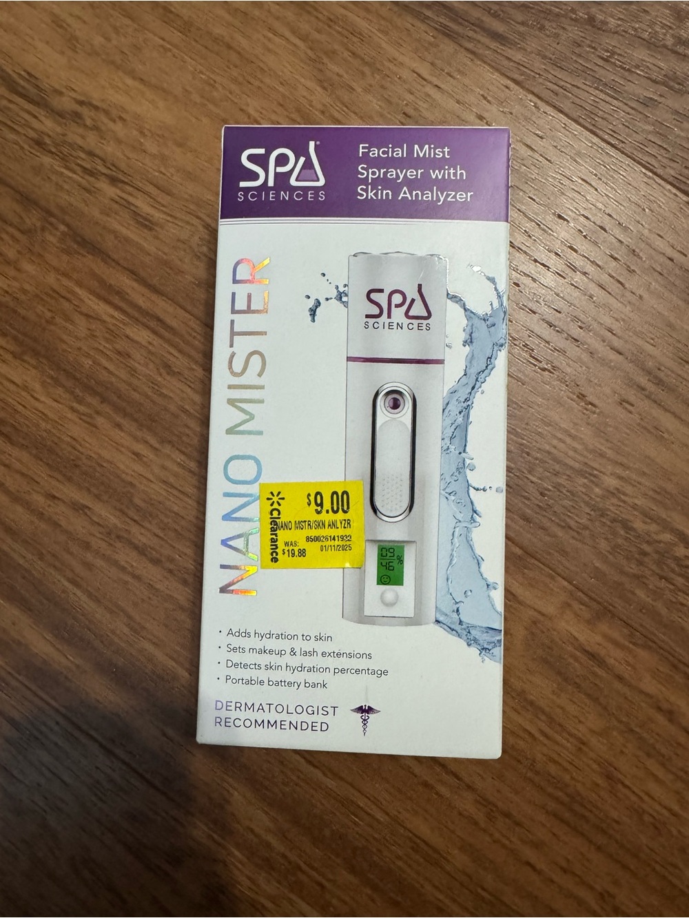 SPA Sciences Nano Mister Facial Mist Sprayer - White